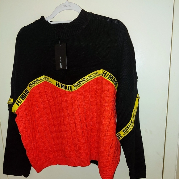 FashionNova Youve Been Warned Sweater Women 1X NWT - Picture 3 of 13